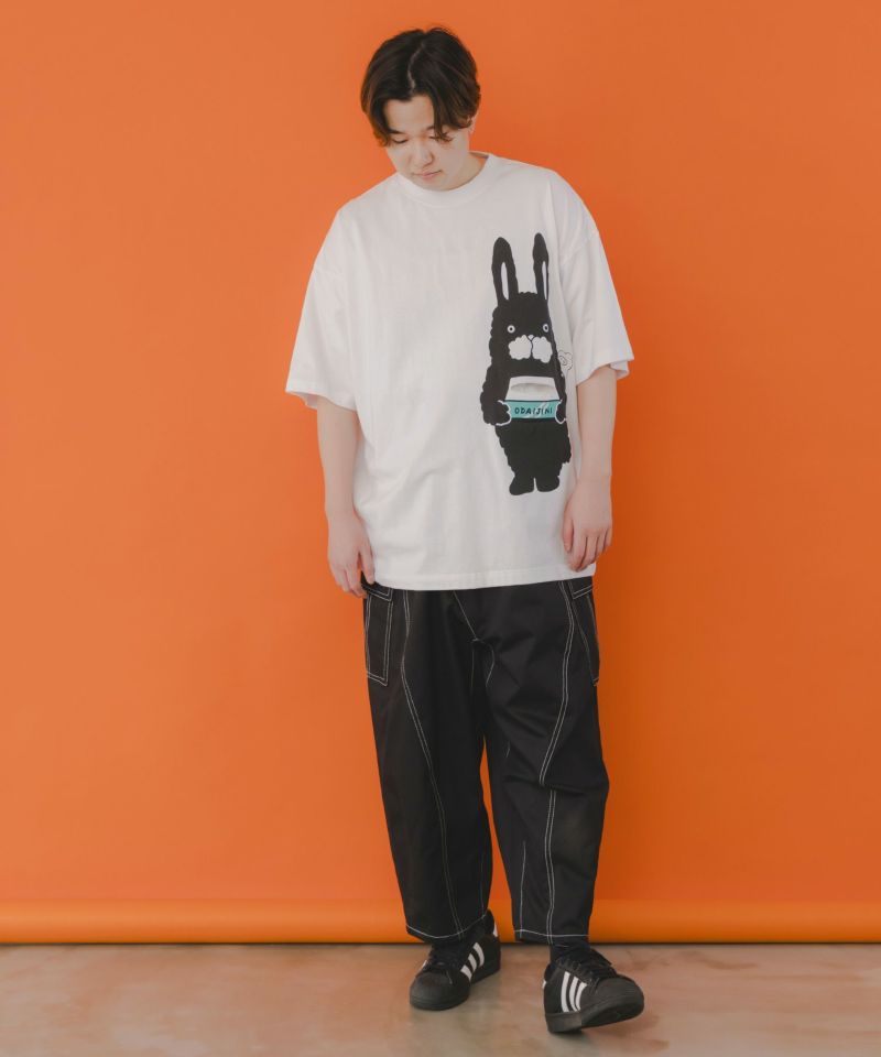 セール】351114：ティッシュ箱ラビルと花粉症ガブ BIG Tシャツ
