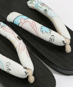 キャラ・クラゲ・ネコ 3柄展開下駄-9