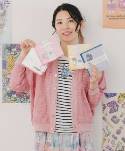ScoLar刺繍 白雪はんかちふきん-1