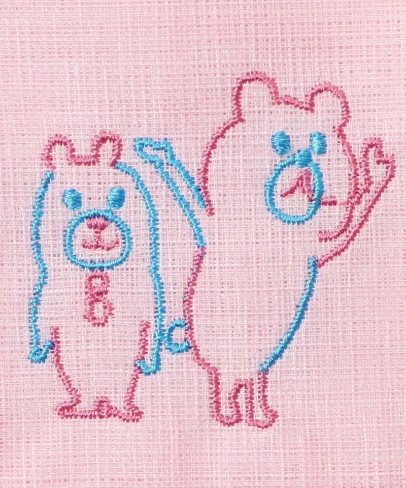 ScoLar刺繍 白雪はんかちふきん-9