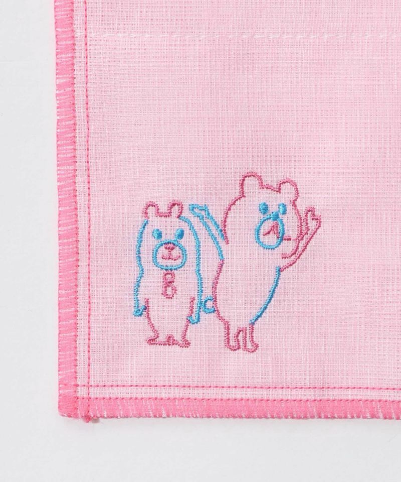 ScoLar刺繍 白雪はんかちふきん-17