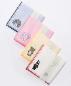 ScoLar刺繍 白雪はんかちふきん-19