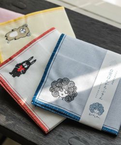 ScoLar刺繍 白雪はんかちふきん-21