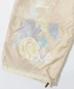 花蝶柄シアー重ねスラックスパンツ-10