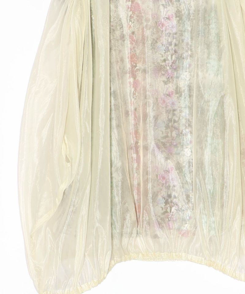 蝶花柄シアー重ねプルオーバー-11