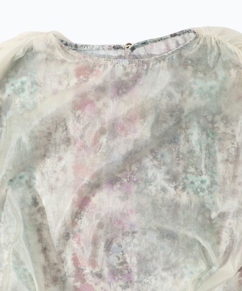 蝶花柄シアー重ねプルオーバー-30