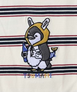 ペン五郎刺繍ボーダーロングスリーブTシャツ-8