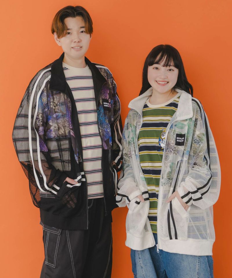 ペン五郎刺繍ボーダーロングスリーブTシャツ-17