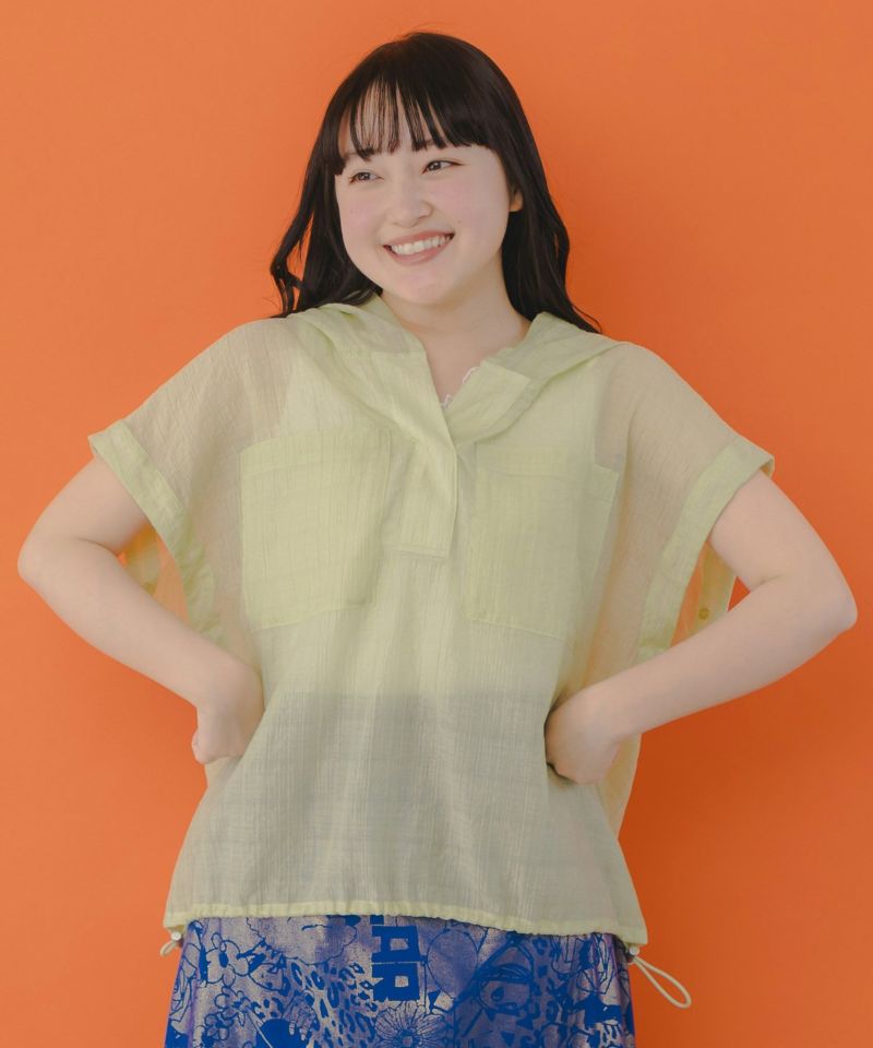 スカラーちゃんプリント 2WAYシアープルオーバー-8