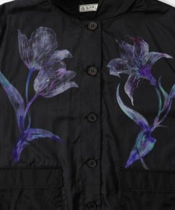 花柄シアーブルゾン-10