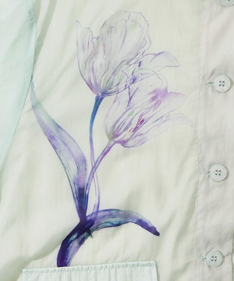 花柄シアーブルゾン-22