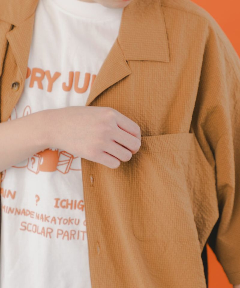 無限ループネコ柄シャツ-6