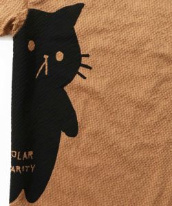 無限ループネコ柄シャツ-15