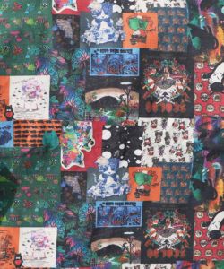 花・コラージュ・クラゲ柄 3柄展開カップ付きタンク-10