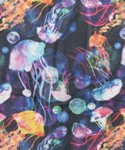 花・コラージュ・クラゲ柄 3柄展開カップ付きタンク-12