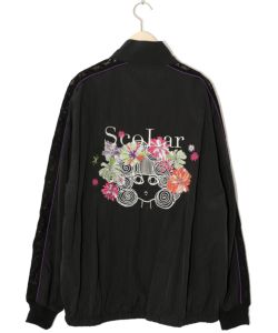 151663：スカラー刺繍レース切替ブルゾンの通販-ScoLar
