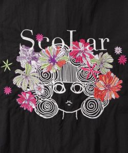 スカラー刺繍レース切替ブルゾン-13