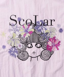 スカラー刺繍レース切替ブルゾン-16