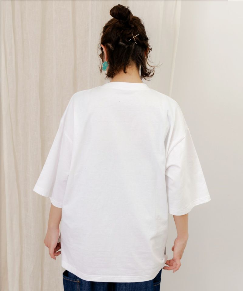 ニャンコソバ フリンジTシャツ-6