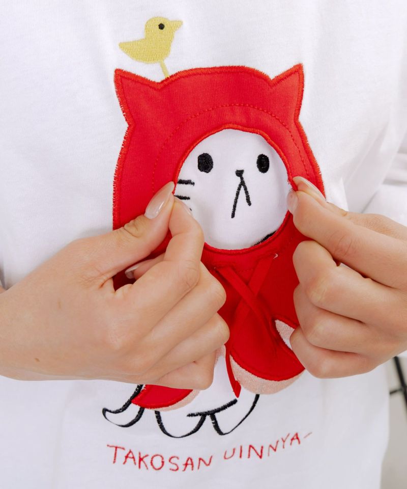 ウインニャーアップリケTシャツ-8