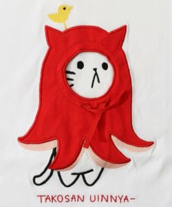 ウインニャーアップリケTシャツ-10