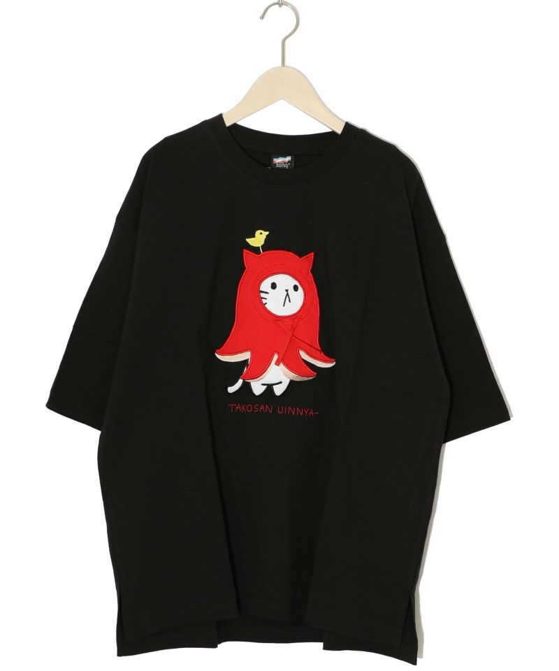 ウインニャーアップリケTシャツ-11