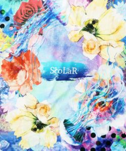 花クラゲ柄 切替チュニック-13