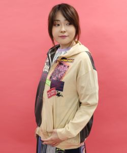 152628：ネコとスカラーロゴ バイカラーパーカーの通販-ScoLar