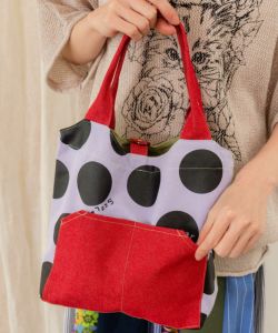 スカラーちゃん×ドット ランチトートバッグ-2
