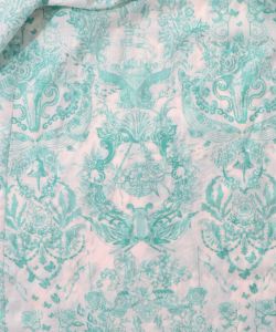 総柄シアーチェック 前開きシャツワンピース-15