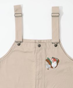 クマのおちり刺繍サロペット-22