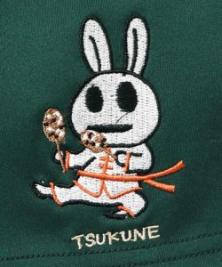 カンフーウサギ刺繍 ジャージハーフパンツ-13