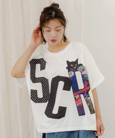 152622：SCRロゴアップリケプルオーバー