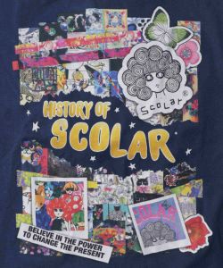 スカラー ScoLar スカラーちゃんヒストリー柄 チュール重ねプル