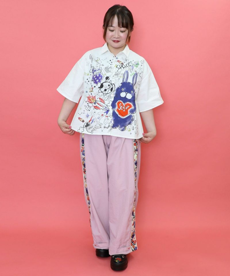 ラビルとフクミンらくがき風シャツ-2