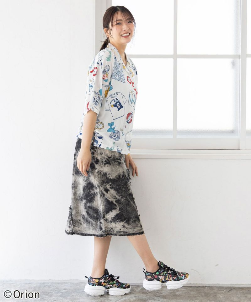 orion×ScoLar リゾート柄シャツ-4