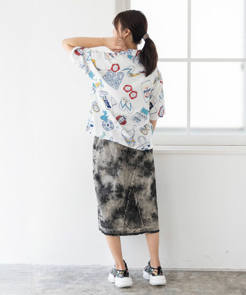 orion×ScoLar リゾート柄シャツ-6
