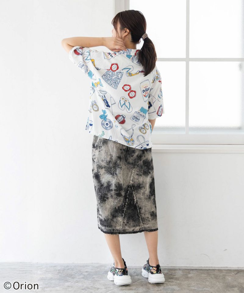 orion×ScoLar リゾート柄シャツ-6