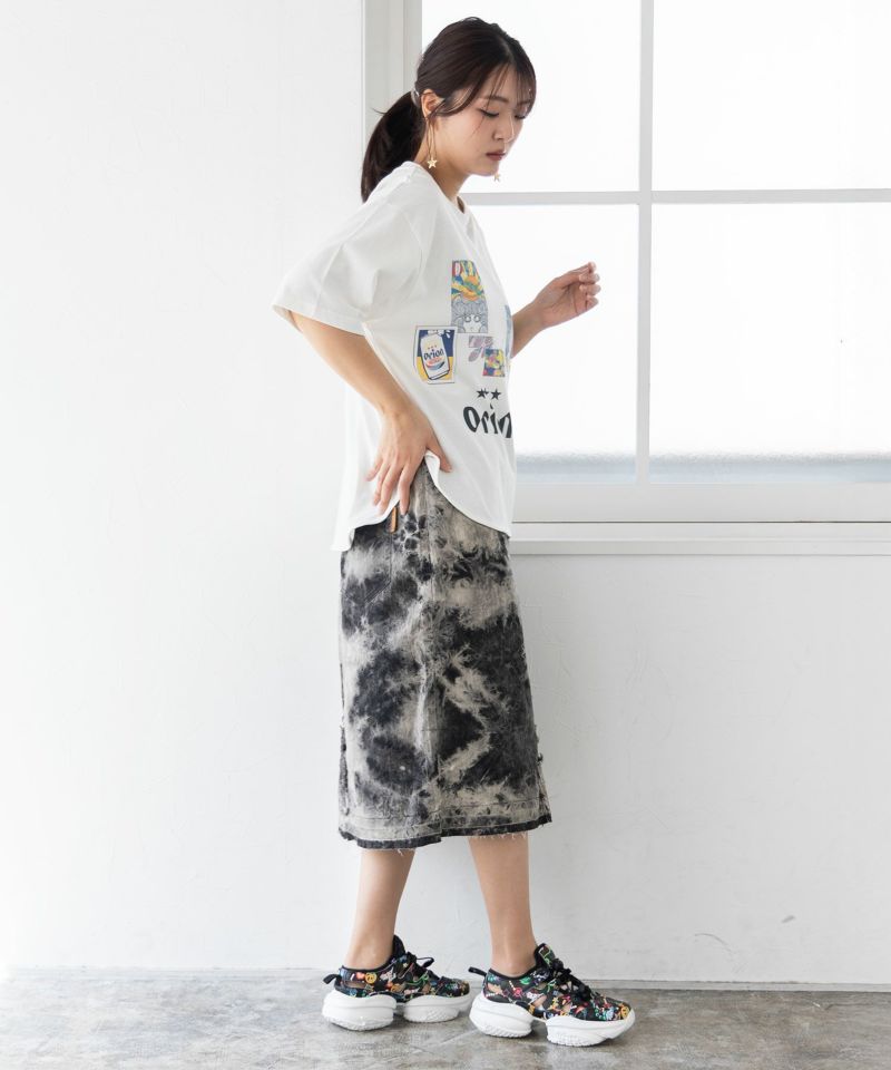 orion×ScoLar 星降る夜のオリオンタイム柄Tシャツ-4