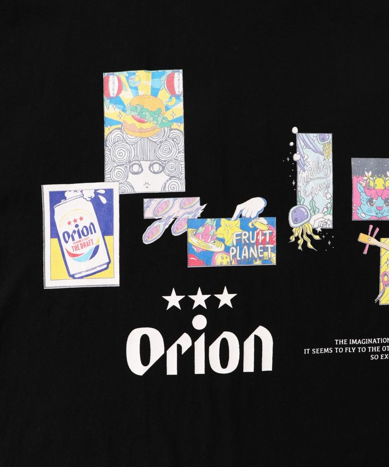orion×ScoLar 星降る夜のオリオンタイム柄Tシャツ-16