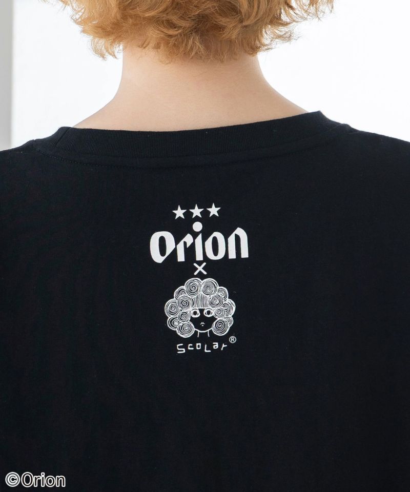 orion×ScoLar ラビルのビーチパーティ柄Tシャツ-8
