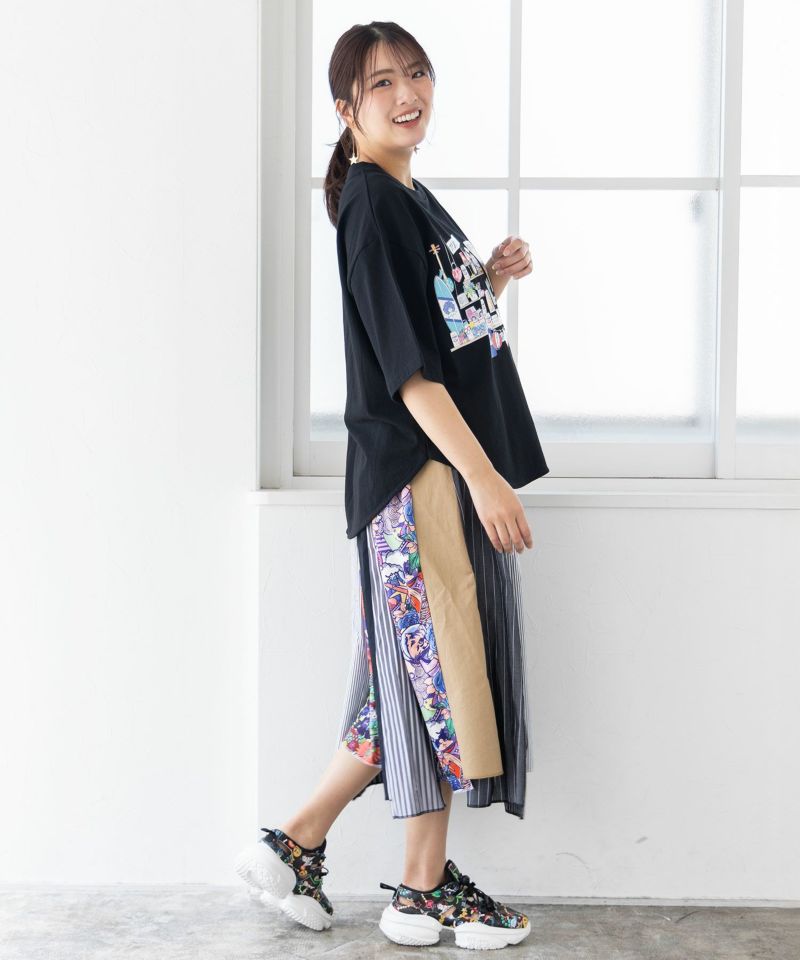 orion×ScoLar オリオンパーティー柄Tシャツ-4