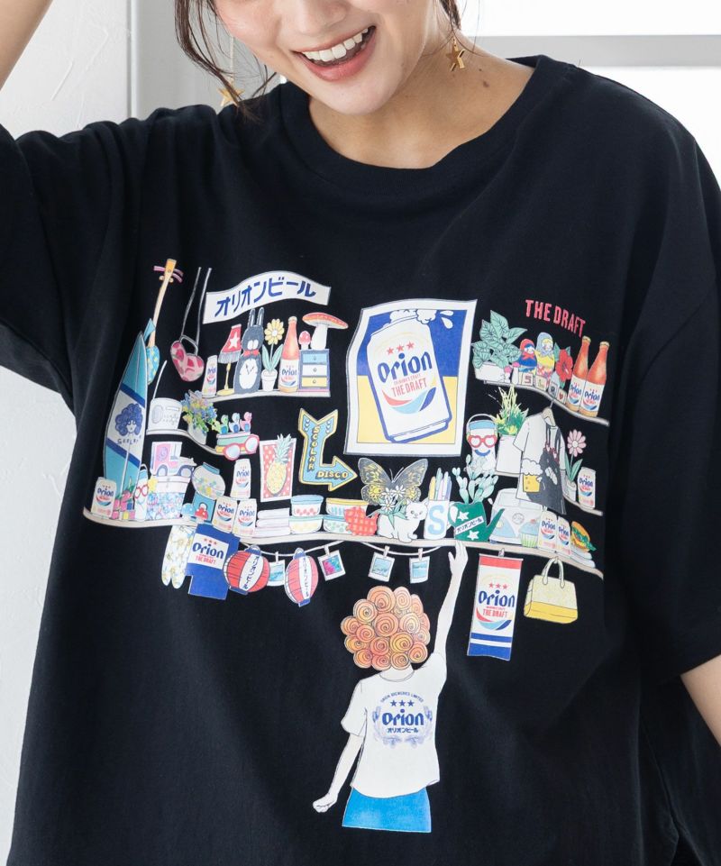 orion×ScoLar オリオンパーティー柄Tシャツ-7