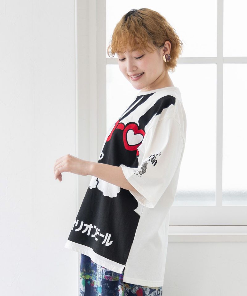orion×ScoLar ラビルビアフェス柄Tシャツ-3