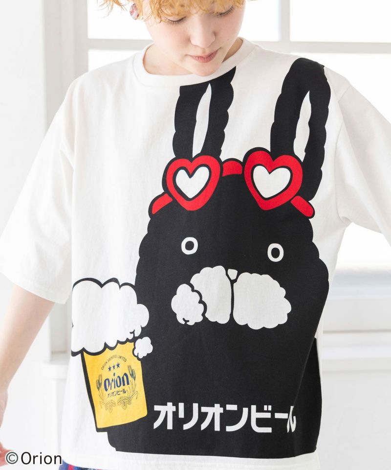 orion×ScoLar ラビルビアフェス柄Tシャツ-7