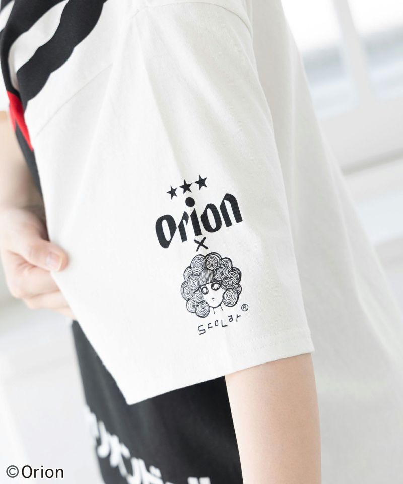 orion×ScoLar ラビルビアフェス柄Tシャツ-8