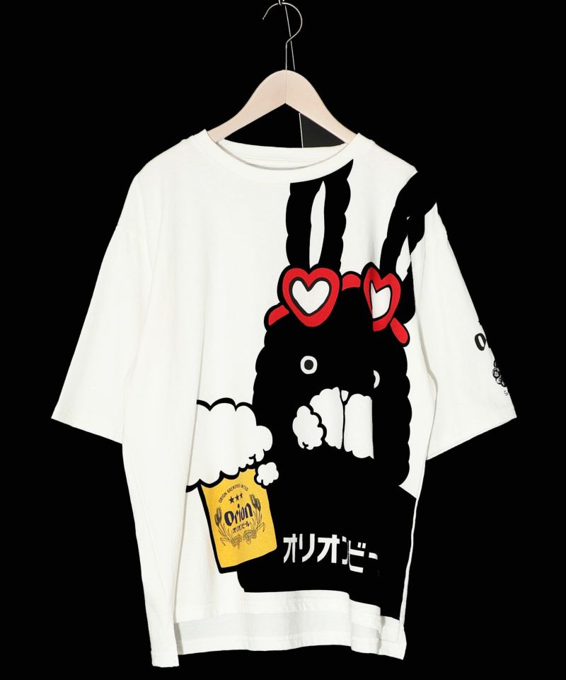 orion×ScoLar ラビルビアフェス柄Tシャツ-9