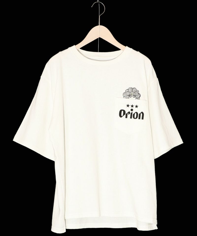 orion×ScoLar ビアーパラダイス柄Tシャツ-9