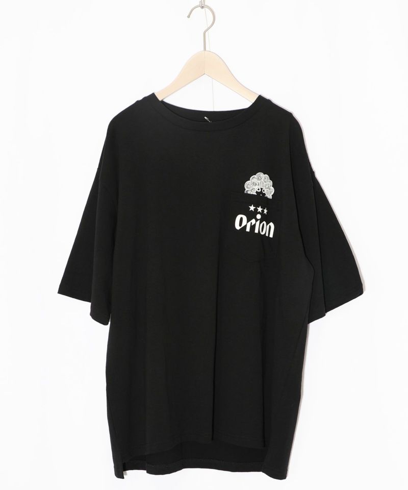 orion×ScoLar ビアーパラダイス柄Tシャツ-12