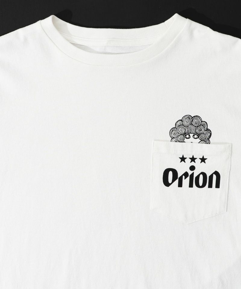 orion×ScoLar ビアーパラダイス柄Tシャツ-15